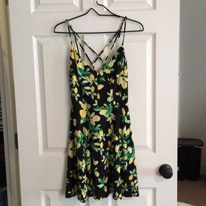 Summer dress with lemons